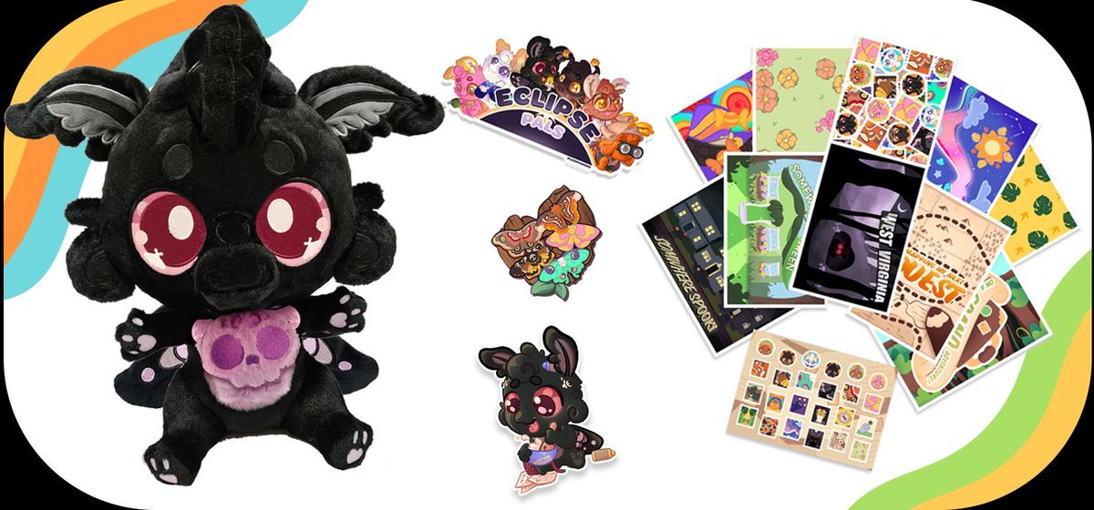 Monty Mothman plush is LIVE! 💥🚀

🧸 Eco-friendly
🧸 Interactive accessories
🧸 Magnetic props
🧸 More plushies to unlock!

Pledge within the first 48 hours to get your free golden metal Mothman pin and other fun pledge goodies!
~
buff.ly/40vsO7I 
#mothman #plushies