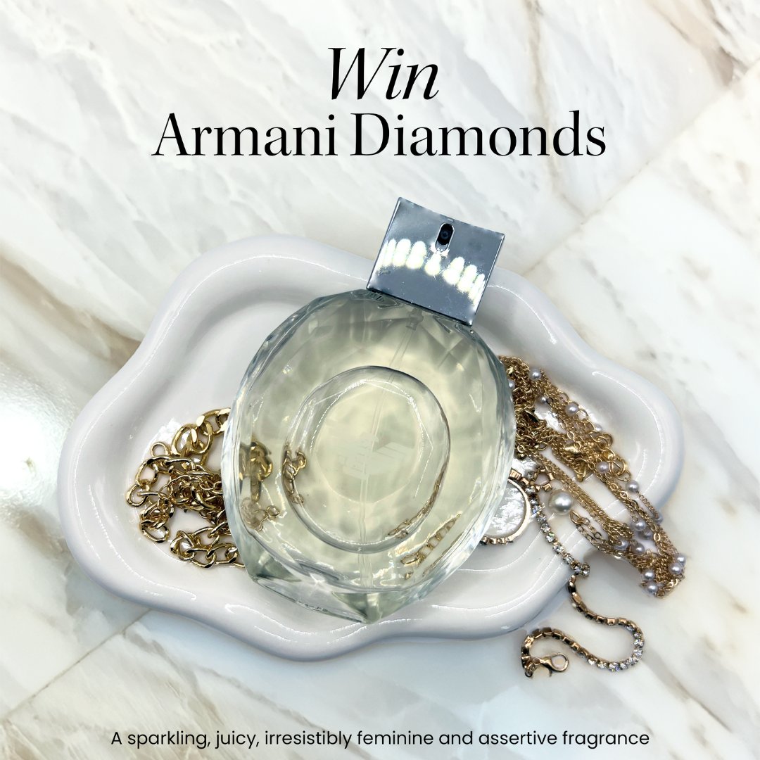 Win a best-selling fragrance...
Armani Diamonds 💎

To Enter:
✨ Follow Us 
✨ Like this post &amp; our previous 3 
✨ Retweet

Competition ends 13/02/2025 at midnight, UK only, winner will be contacted by DM!

Good Luck 🤞🏼