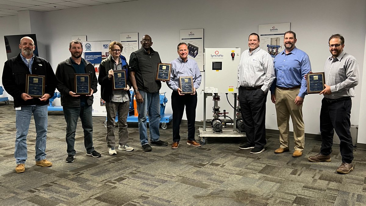 SyncroFlo's tweet photo. 🤩Top Sales Achievement &amp; Performance Excellence 👏Million Dollar Club! Thank you for the recognition Ebara 🎉 https://t.co/CRdEDeCPAn