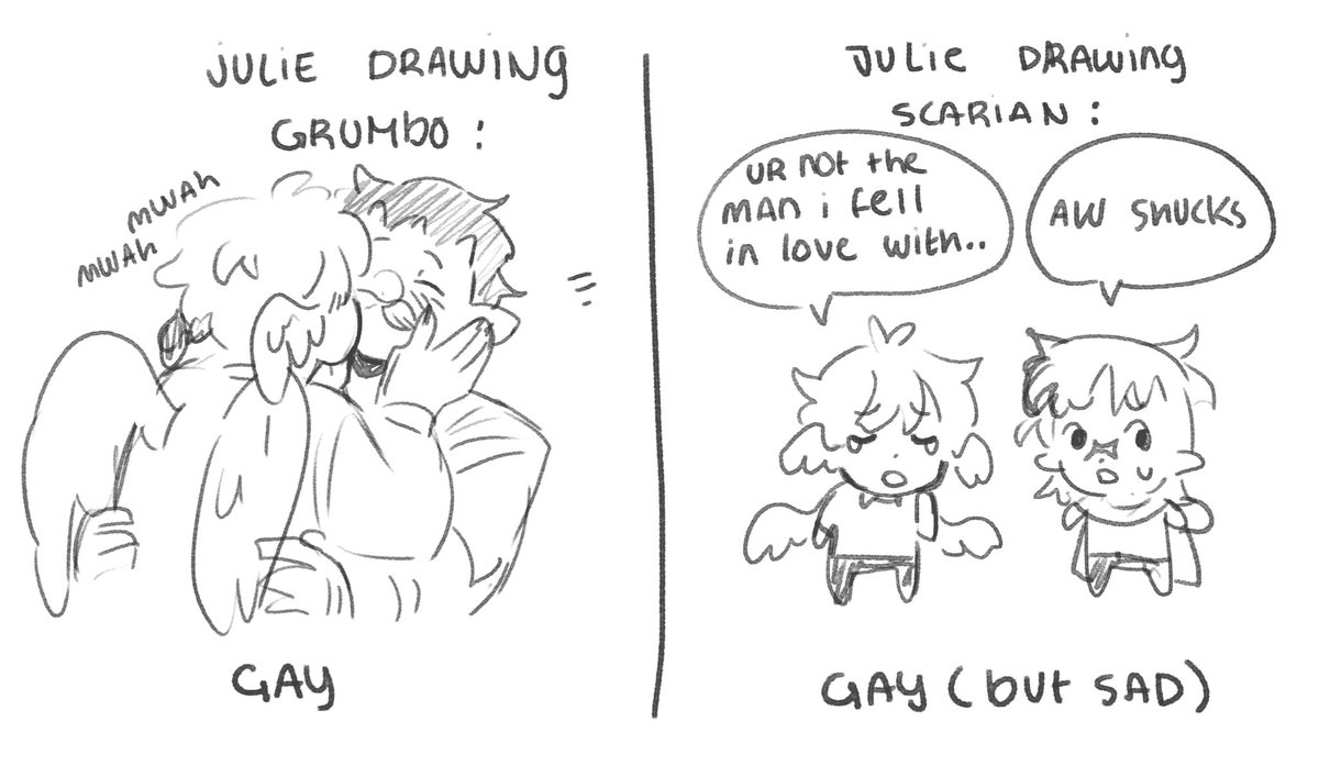 muftiys's tweet image. i dont pick favourites wdym? 

#scarian #grumbo #hermitshipping #grianfanart #mumbojumbofanart #gtwscarfanart