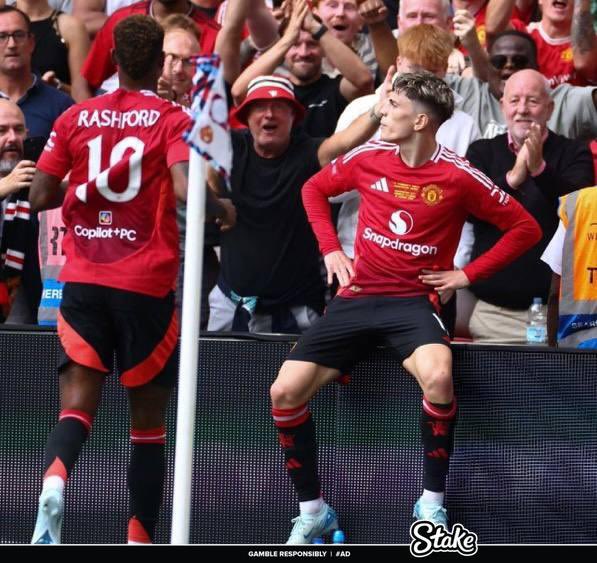 If Garnacho comes to Chelsea, we’ll have to ban him from doing this celebration. The two times he did it at Man United, they lost the games