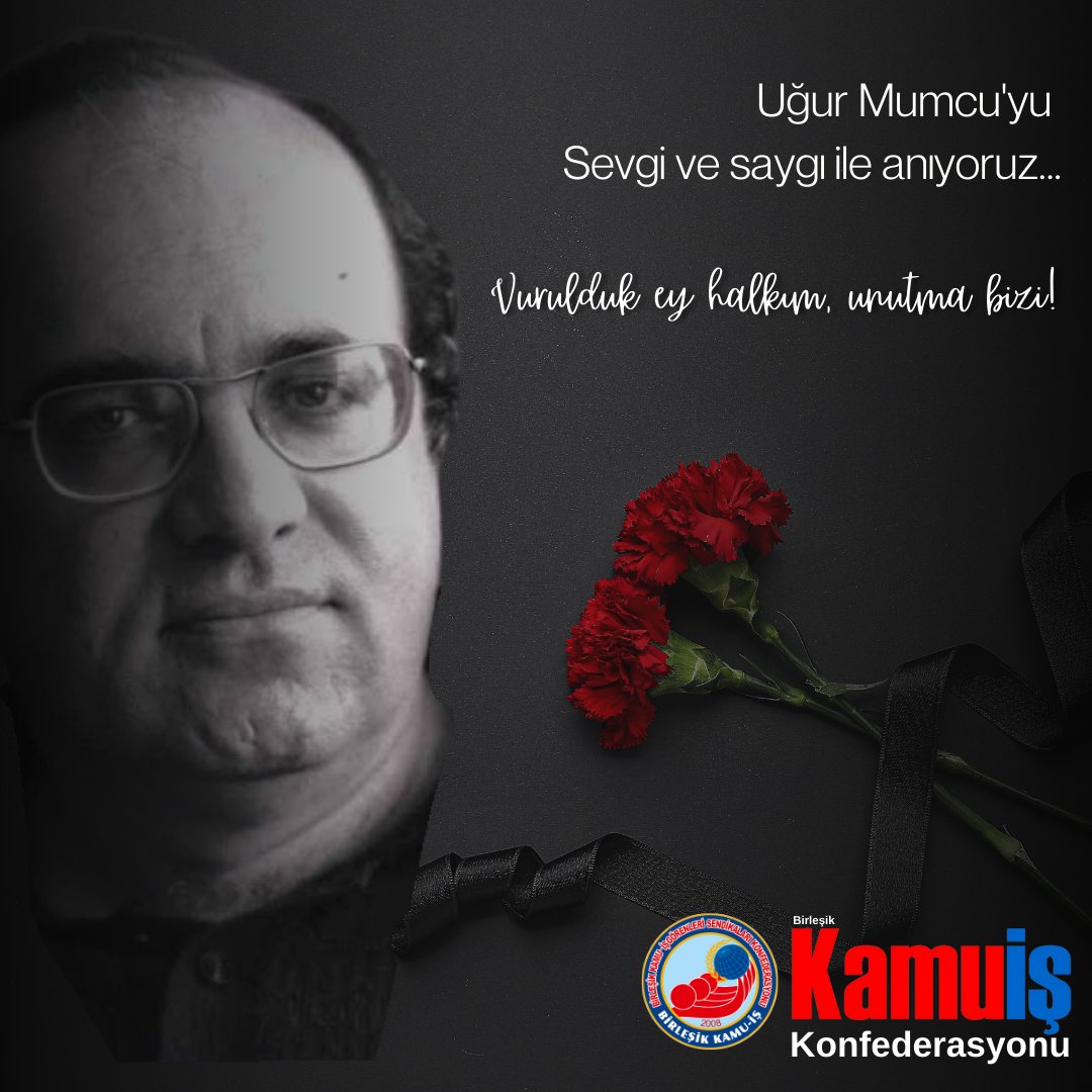 kamuiskonf's tweet photo. Vurulduk ey halkım unutma bizi!
Uğur Mumcu'yu sevgi ve saygı ile anıyoruz...

#uğurlarolsun #uğurmumcu https://t.co/3LYiD9hROy