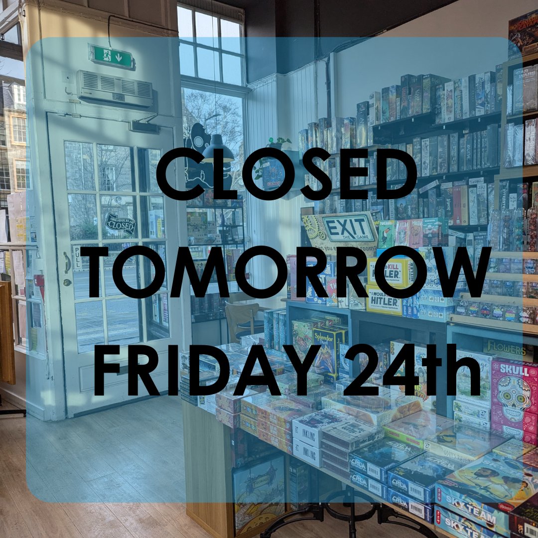 We'll be closed tomorrow 24.1. due to the weather warning to ensure the safety of our customers and our staff. Please get in touch with us if you have a booking for tomorrow and we're happy to reschedule it for you. 
Thank you all for your understanding. Please stay safe!