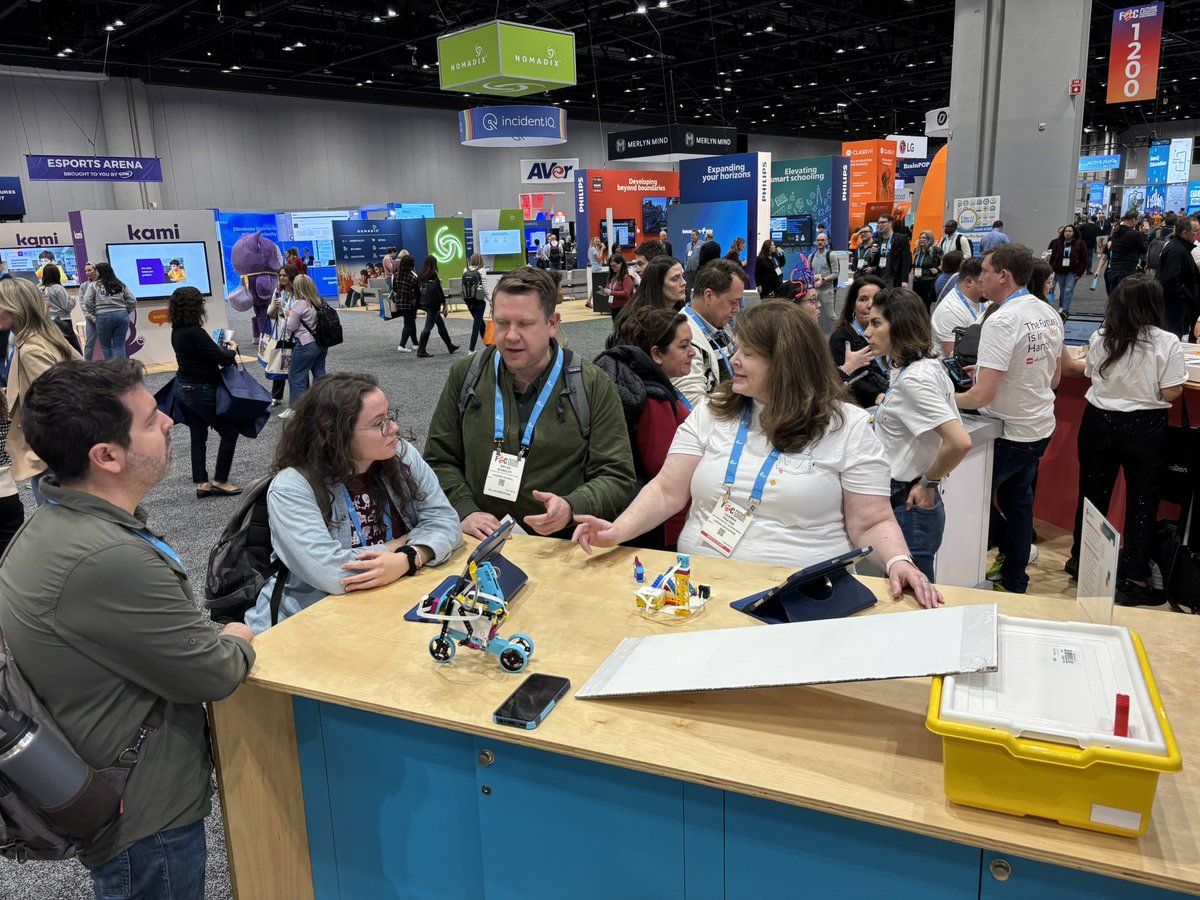 NeilOtto's tweet image. Are you at @fetc? Come by the @LEGO_Education booth (1464) to learn about our brand new LEGO Education Science kits for K-8 … and delicious coffee!
