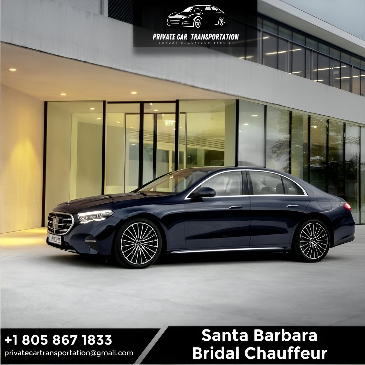 CarPrivate37267's tweet photo. 👰✨ Pamper the bride with a dedicated chauffeur in Santa Barbara. Luxurious, reliable, and stylish transportation for her special day. 🚗💍 
#BridalChauffeur
#SantaBarbaraLuxury
Learn More:https://t.co/P7URQ79NfM https://t.co/j2XS2HQ0x4