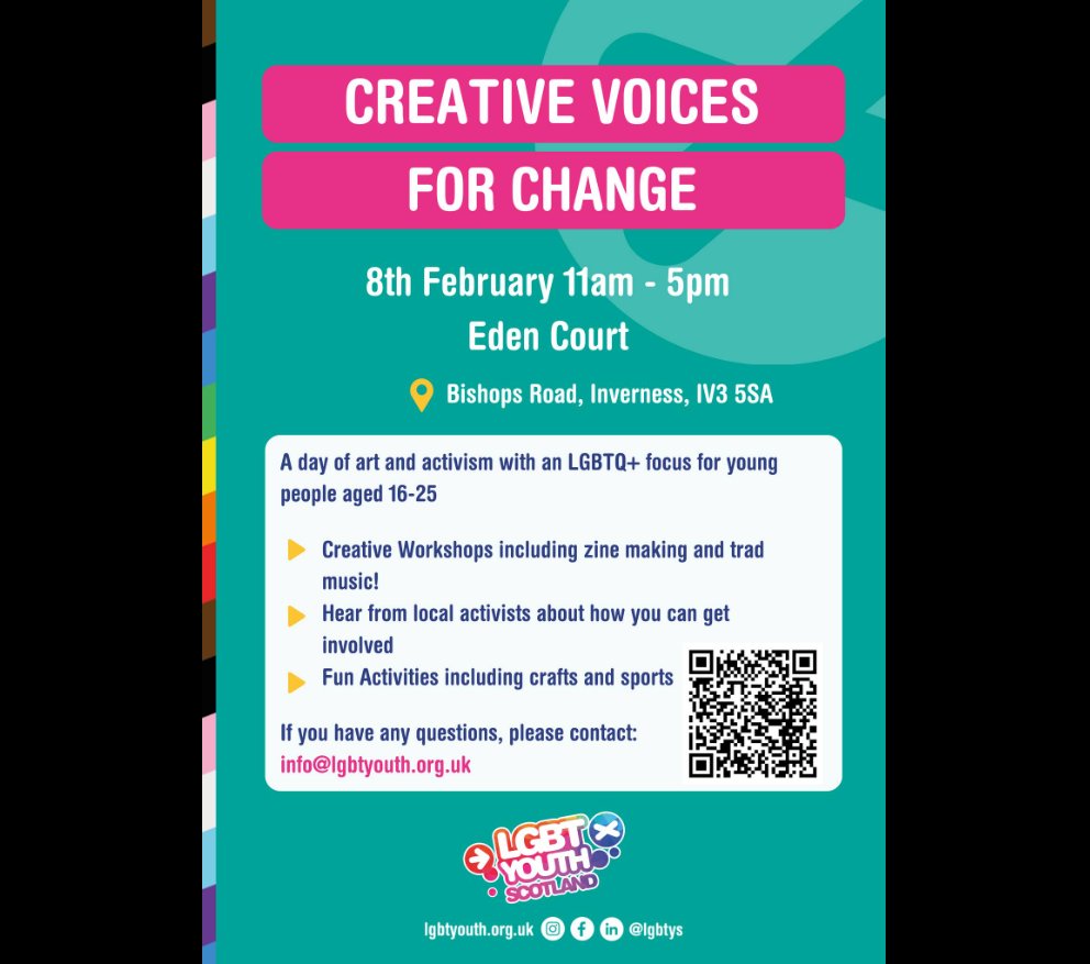 Save the date and share, share, share. for a day of art and activism in Inverness on the 8th Feb 2025.
Click on the link to book your spot.
eventbrite.co.uk/e/creative-voi…