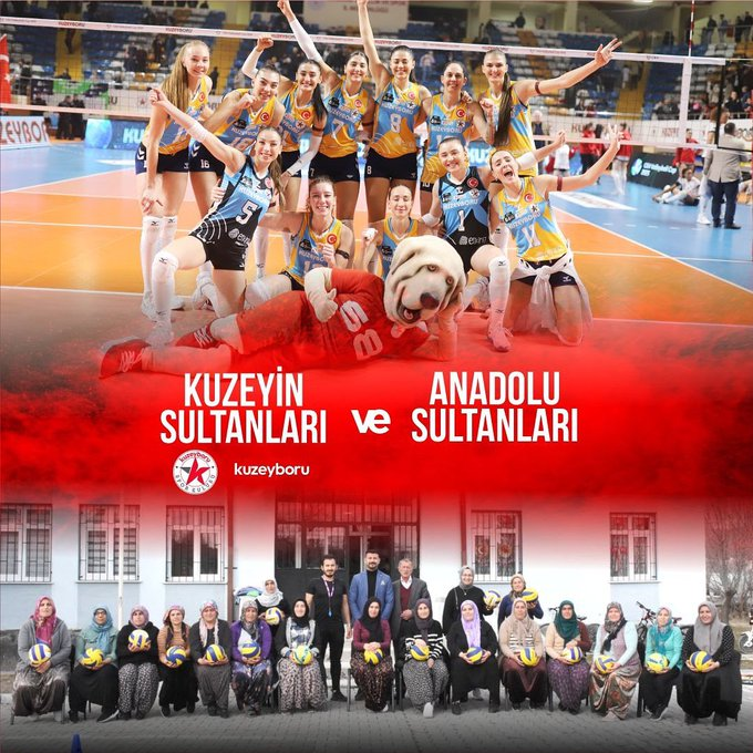 ⚡️Kuzeyboru, Anadolu Sultanları'nın maç teklifini kabul etti!

🎙️Kuzeyboru : 
"Aksaray Koçpınar Elmacık Köyü’ndeki Anadolu Sultanları. Selamınızı ve maç teklifinizi aldık. Kuzeyboru olarak memnuniyetle kabul ediyoruz. İlk fırsatta maç için köyünüze geleceğiz. Zor bir maç olacak"