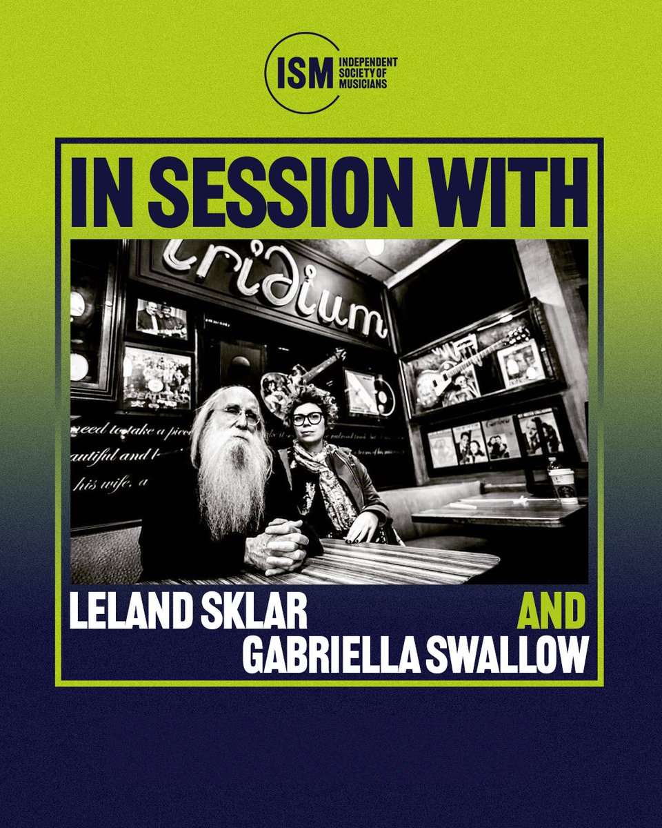 ISM_music's tweet image. We are thrilled to announce that Leland Sklar and Gabriella Swallow will be joining us for our next In Session With... interview. Have a question you want to ask Leland Sklar and Gabriella? Submit your questions here: forms.gle/twZzf76EixCznH…

#MusicInterview #InSessionWith