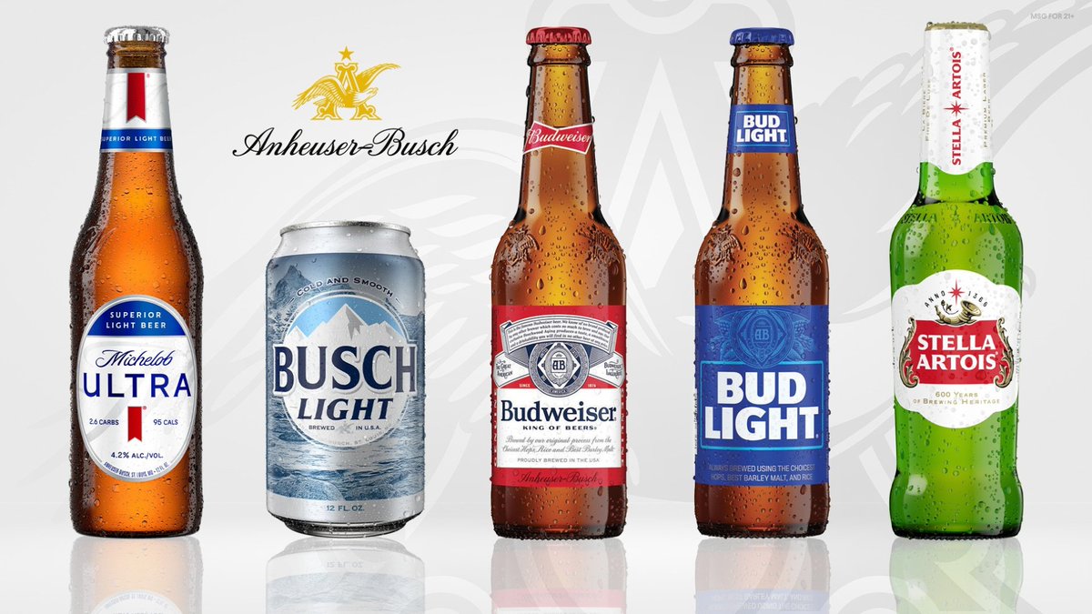 AnheuserBusch's tweet image. Our dream team is ready for the big game. 🏈 Proud to announce that @MichelobULTRA, @BuschBeer, @BudweiserUSA, @BudLight, and @StellaArtois are suiting up for #SuperBowlLIX. Drop a 🍻 if you will be cheering with us on gameday.