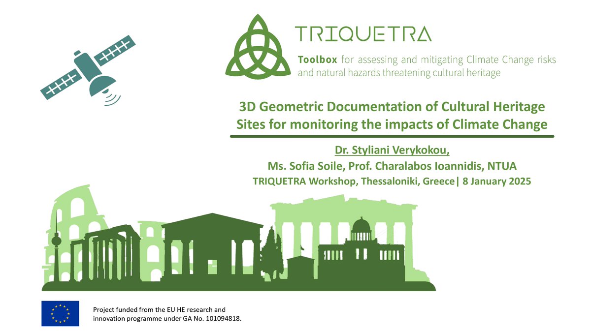 📢 
✨We are pleased to announce that all presentations from the TRIQUETRA Workshop/Training Course, held on Wednesday, 8th January 2025, in Thessaloniki, are now available online.

🔗 Access the presentations here: zenodo.org/communities/tr…

#TriquetraWorkshop #Presentations
