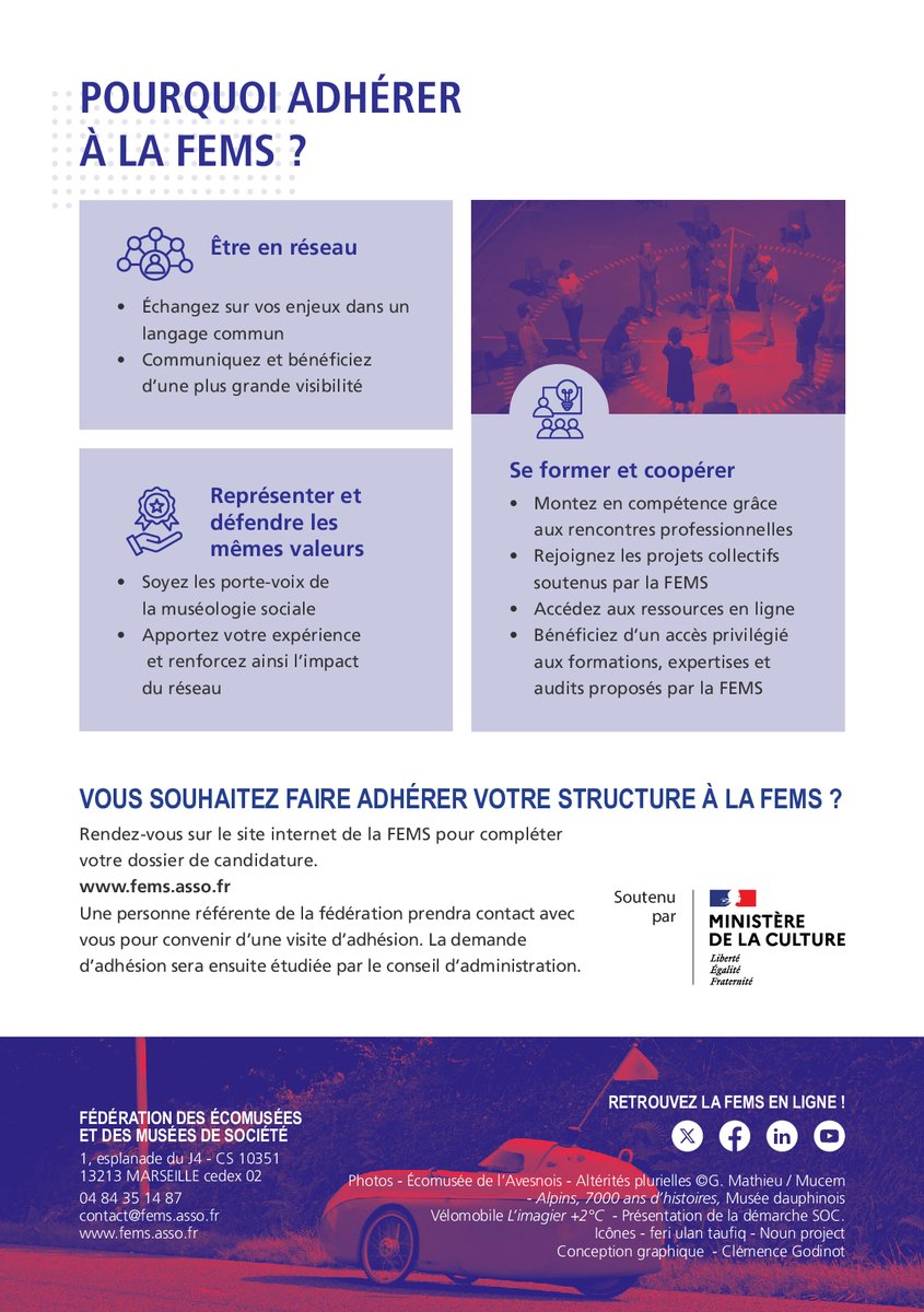 FEMS Fédération des écomusées et musées de société tweet media