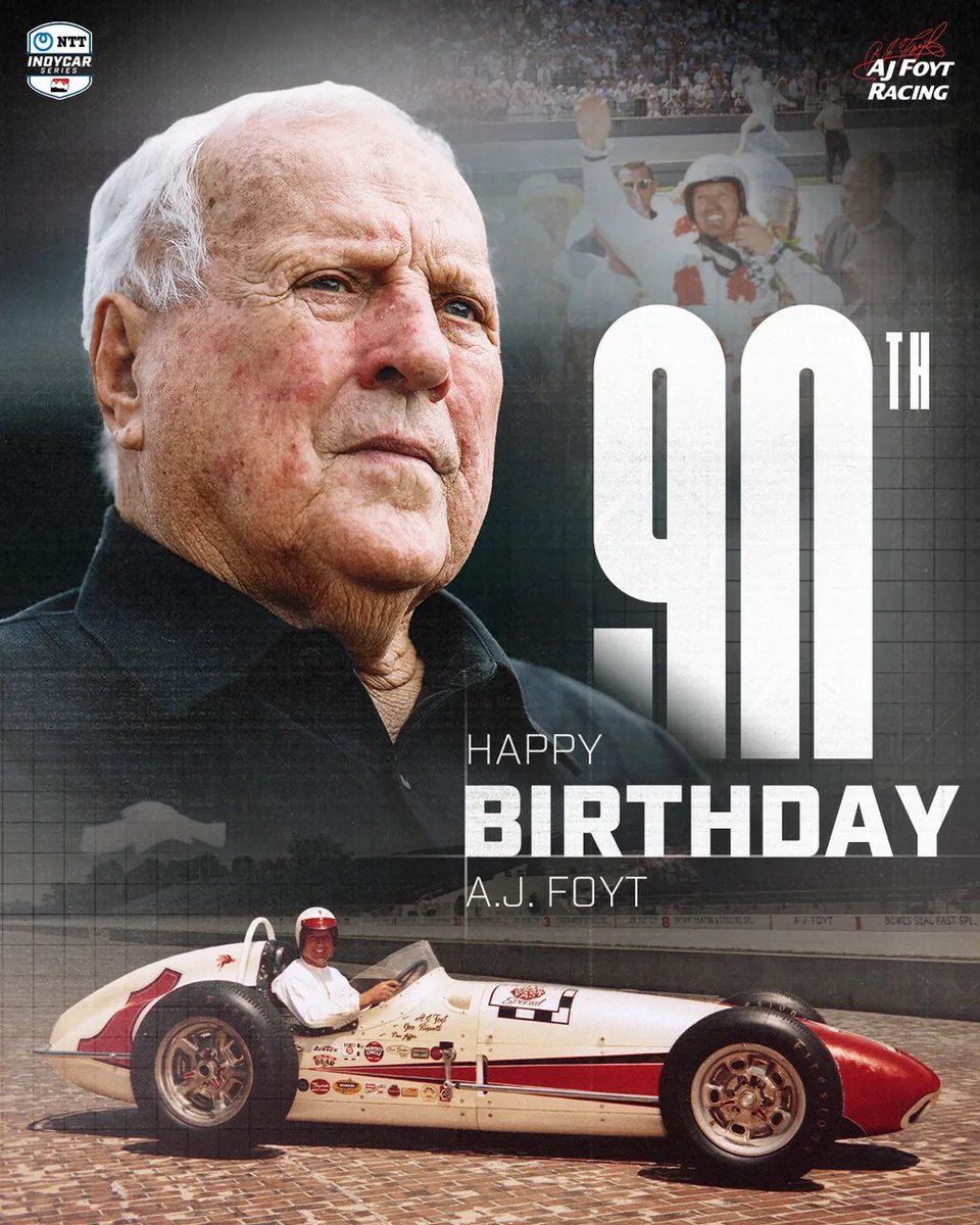 There’s only one Super Tex 🫡
 
Happy 90th birthday, A.J. Foyt.