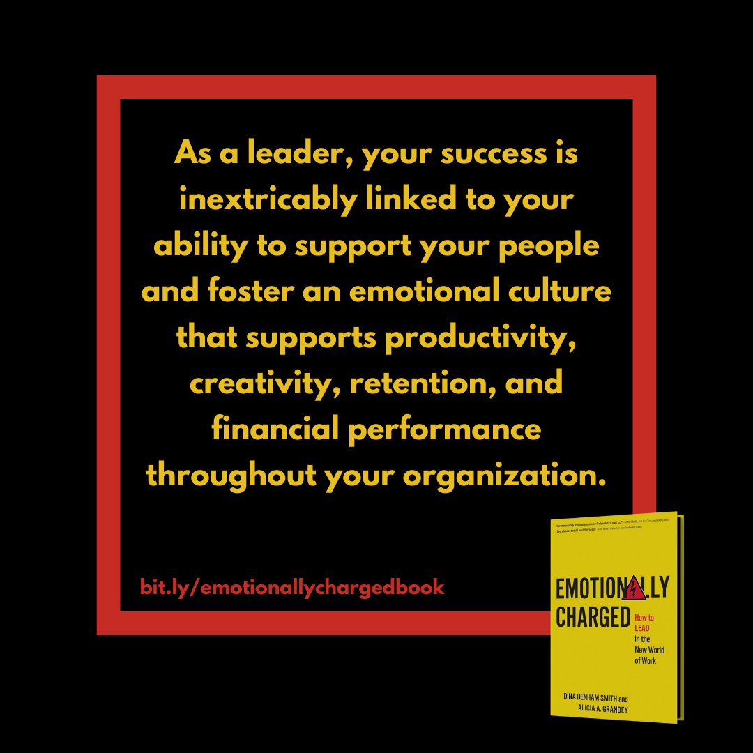 The ability to effectively manage emotions is one of the most crucial skills you can possess.

Emotionally Charged is your roadmap to mastering the emotional challenges of modern leadership. 

Preorder your copy today! zurl.co/RgbOu 

#leadership #EmotionallyCharged