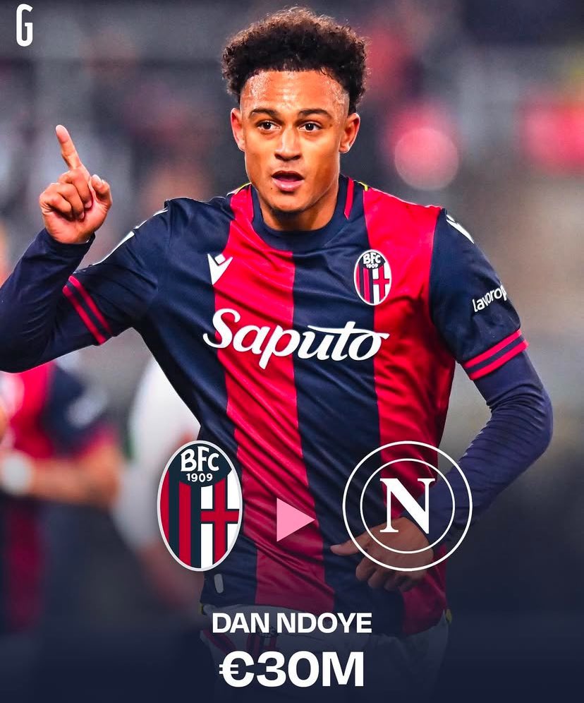 SSCNapoliBelgio's tweet photo. #Granacho à été designer pr remplacer #Kvaratskhelia, mais les 45M proposés par le club, a été rejeté par #MU, du coup le #Napoli devrait se diriger vers #Bologna pr prendre Dan #Ndoye, car les 30M demandé par Bologne sont à la porter du #Napoli.
Gazzetta https://t.co/PtWrsuXUhn