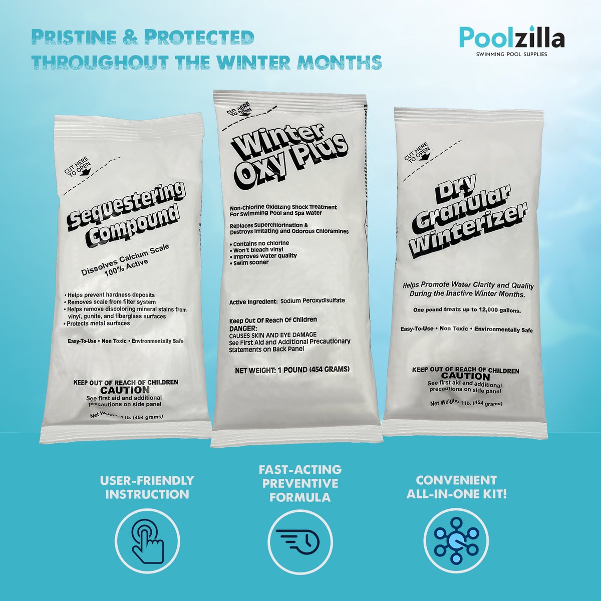 poolzilla_us's tweet image. 🌊🤾‍♀️ Stay in the Clear! ❄️🌟

✨ Safeguard your Pool!
✨ Control Buildup.
✨ Reduce Stains, Scales, Deposits and Discoloration!
✨ Free From Debris!

📅 Dive In 👉  poolzilla.com/Winterizing

📲  #Poolzilla #PoolCare #PoolSupplies #PoolTreatment #WinterPool #PoolSupplies #PoolStore