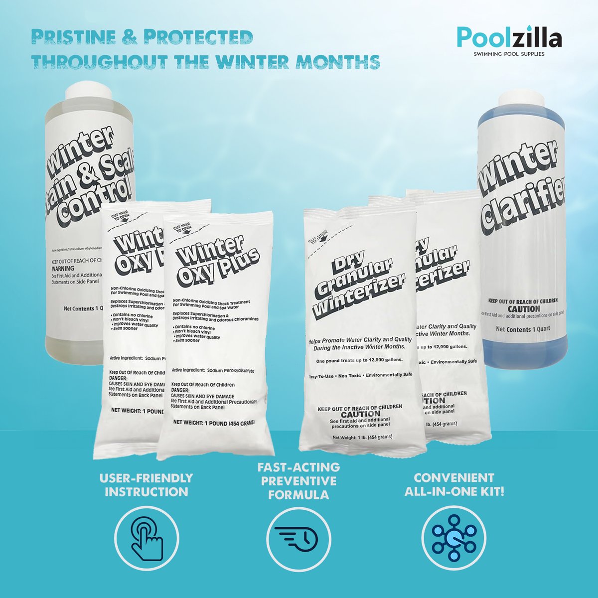 poolzilla_us's tweet image. 🌊🤾‍♀️ Stay in the Clear! ❄️🌟

✨ Safeguard your Pool!
✨ Control Buildup.
✨ Reduce Stains, Scales, Deposits and Discoloration!
✨ Free From Debris!

📅 Dive In 👉  poolzilla.com/Winterizing

📲  #Poolzilla #PoolCare #PoolSupplies #PoolTreatment #WinterPool #PoolSupplies #PoolStore