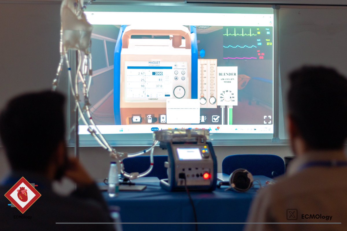 In the second practical session, Mr. Bader Mughim and Mr. Mohammed Almutairi guided participants through E-CPR Simulation Scenarios and ECMO component setup⚙️

#ECPR #CodeToCircuit