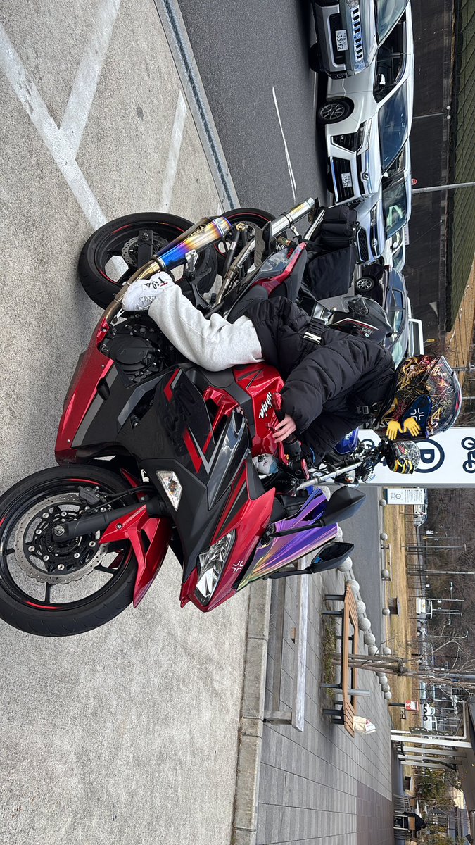 やっと乗りはじめ🏍³₃南山城行ってきた！