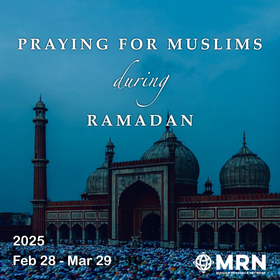 m_r_network's tweet image. God calls us all to pray for the harvest. Will you join us in praying for Muslims throughout Ramadan? Learn more or sign up at mrnet.org/events/rpc

#missionsprayer #prayermatters🙏🏾🙏🏻🙏🏽 #prayingformuslims #reachingtheunreached #yourmissionspartner