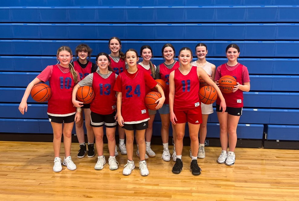 Last practice of the season for the JH Girls Basketball team! So proud of all the hard work and growth this season. But don’t worry, there’s still time to cheer them on! We’ve got 3 more games left — come out and support the team!