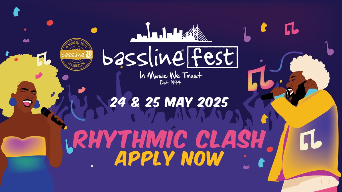 ARE YOU JOHANNESBURG’S NEXT HOT ACT?
DO YOU WANT TO PERFORM ON ONE OF SOUTH AFRICA’S BIGGEST STAGES?
IF YOU KNOW YOUR BAND HAS WHAT IT TAKES THEN THIS OPPORTUNITY IS FOR YOU!

Applications close 15 March!
Click the link below to find out more!
bassline.co.za/rhythmic-clash/