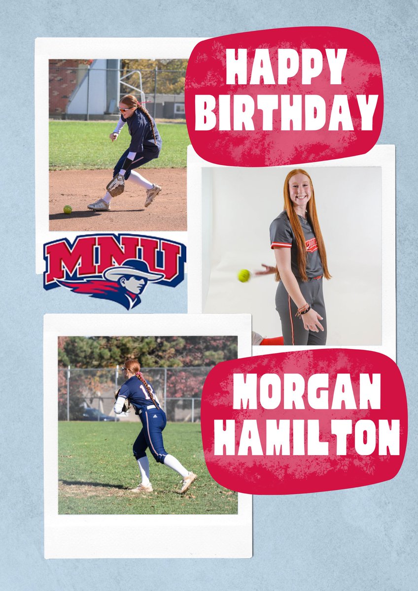 Happy Birthday Morgan Hamilton! Morgan is a freshman utility player from Wellington, Missouri. Her vibrant personality has already had a meaningful impact on our team! #mnusoftball