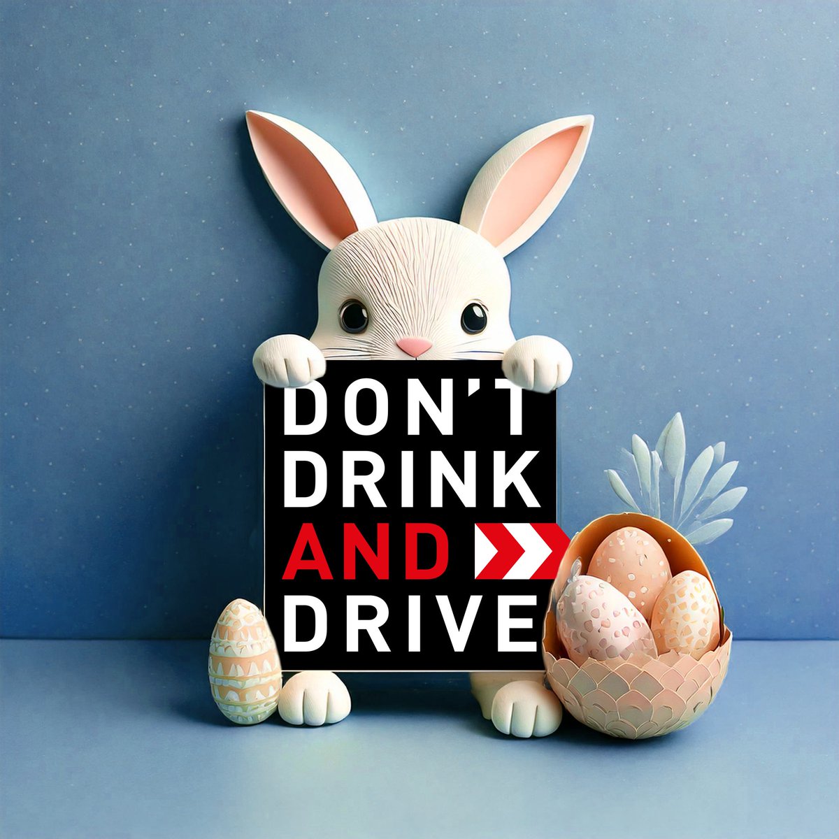 Für frohe Ostern: Eier in den Korb, Schlüssel in die Tasche. Und es bleibt dabei: DON‘T DRINK AND DRIVE #ddad