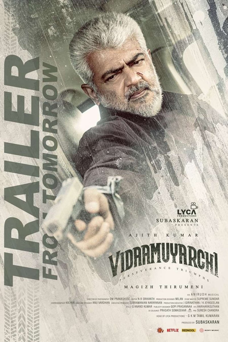 GoldwinSharon's tweet photo. #VidaaMuyarchi #VidaaMuyarchiTrailer 🔥🔥🔥
https://t.co/eYjZWbKVCw
#VidaaMuyarachi #Ajithkumar𓃵
#AjithKumarRacing #Trisha #TrishaKrishnan #Arjun #ReginaCassandra
#aarv #MagizhThirumeni #AnirudhRavichander https://t.co/4cM47Qgrav