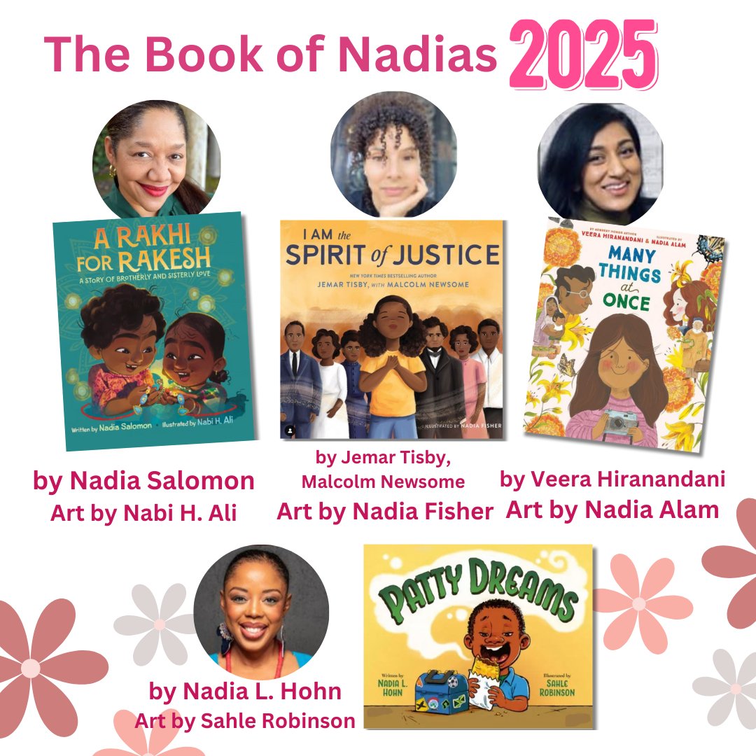 Releasing in 2025!!
<a href="/TheBookofNadias/">OFFICIAL TheBookofNadias</a>  #NadiasWhoWrite #NadiasWhoIllustrate
<a href="/nadialhohn/">Nadia L. Hohn #TheAntiracistKitchen #Malaikaseries</a> @Nadia_Salomon <a href="/NadiaHsieh1/">Nadia Hsieh</a> <a href="/ariadelsole/">Nadia Fisher</a> <a href="/NadiaAwriter/">Nadia Ali</a> IG@nadiabmad