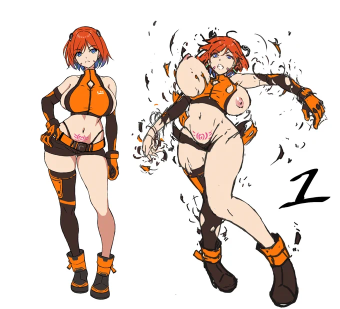 ブレイクダメージ案を沢山描いた! 
