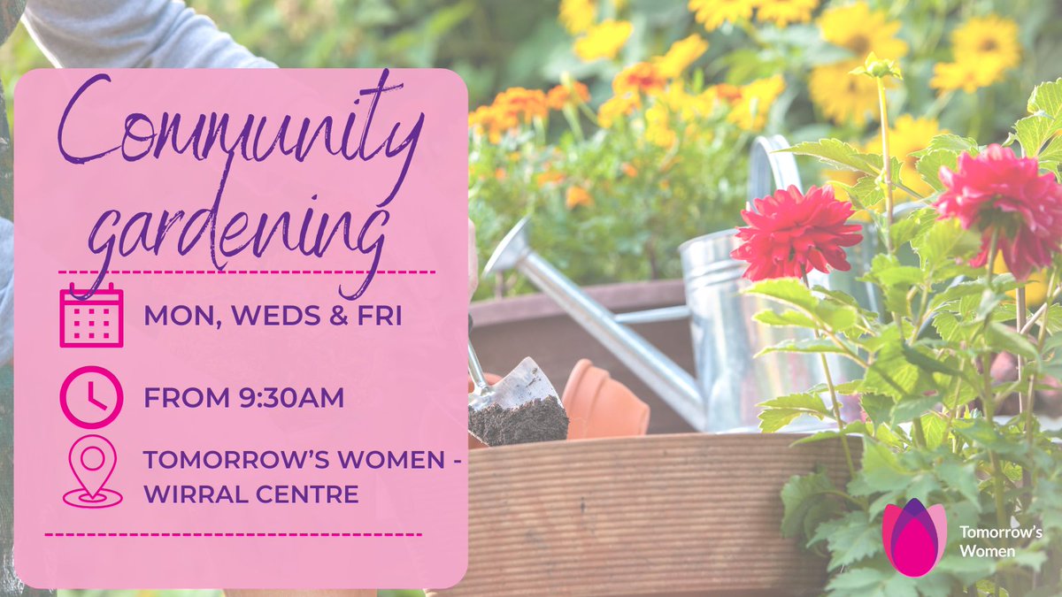 Do you enjoy gardening or want to spend more time outside? 👩‍🌾

Why not join our wonderful group of garden volunteers at community gardening every Monday, Wednesday and Friday?

You can come along and help out in our award-winning garden, making it look beautiful💗🌳

#gardening