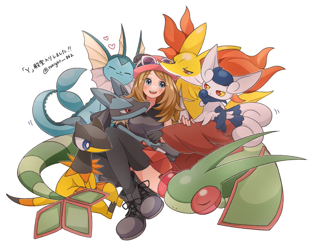 tonight___862's tweet photo. いつか描いてみたかった……旅パです！！ https://t.co/wZJGVpkN2U