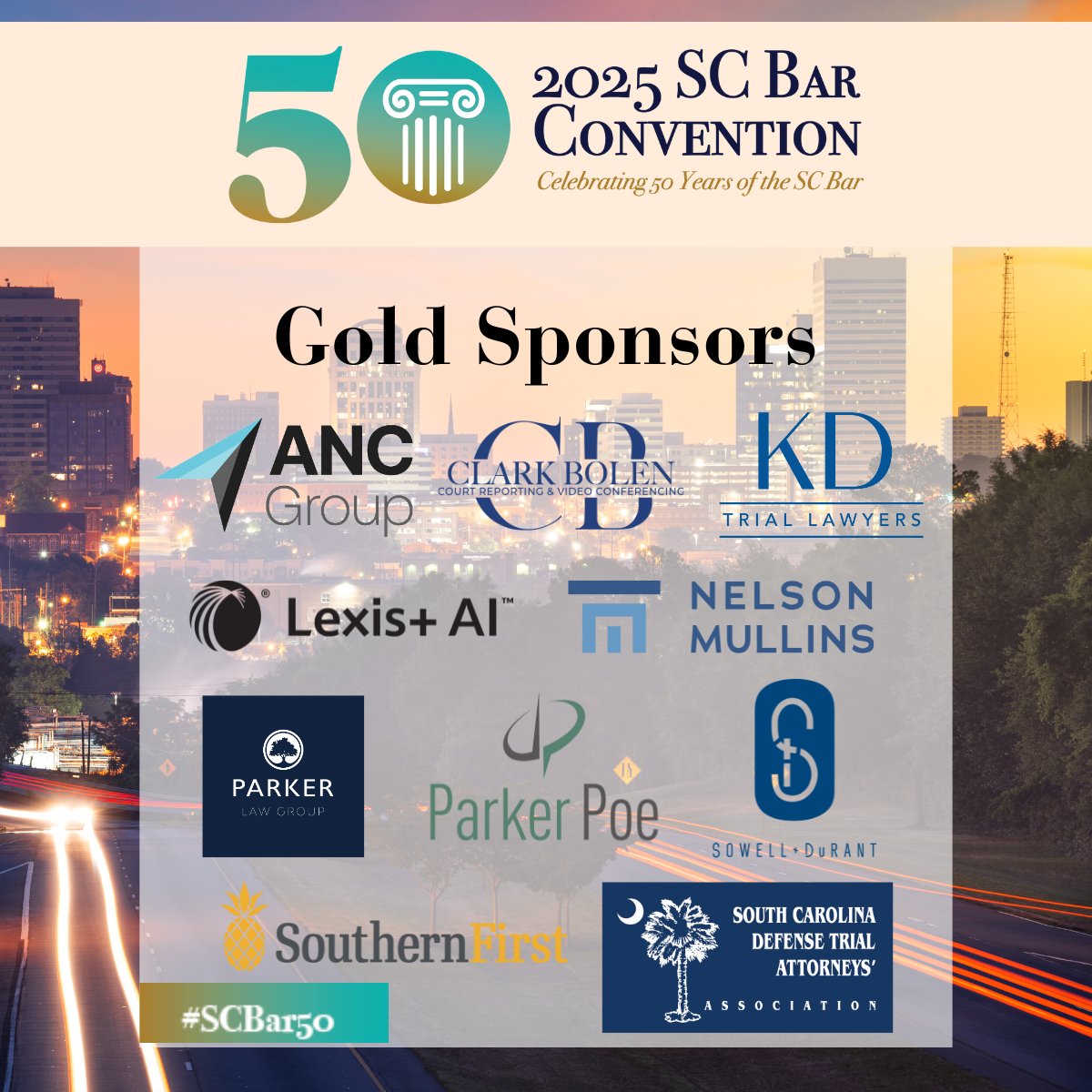 Just a few hours left before Convention officially opens! A sincere thank you to our Gold sponsors for making this event possible.