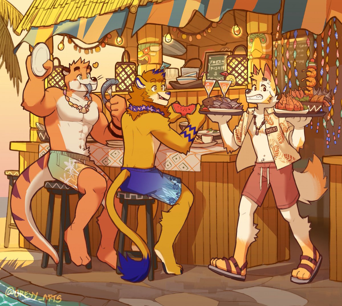 Got the munchies? <a href="/spotterZeke/">ZekeOtt</a> and I know the perfect place

By the cute server himself <a href="/greyy_arts/">𝗚𝗿𝗲𝘆𝘆 (🎃🐺 YCH)</a>