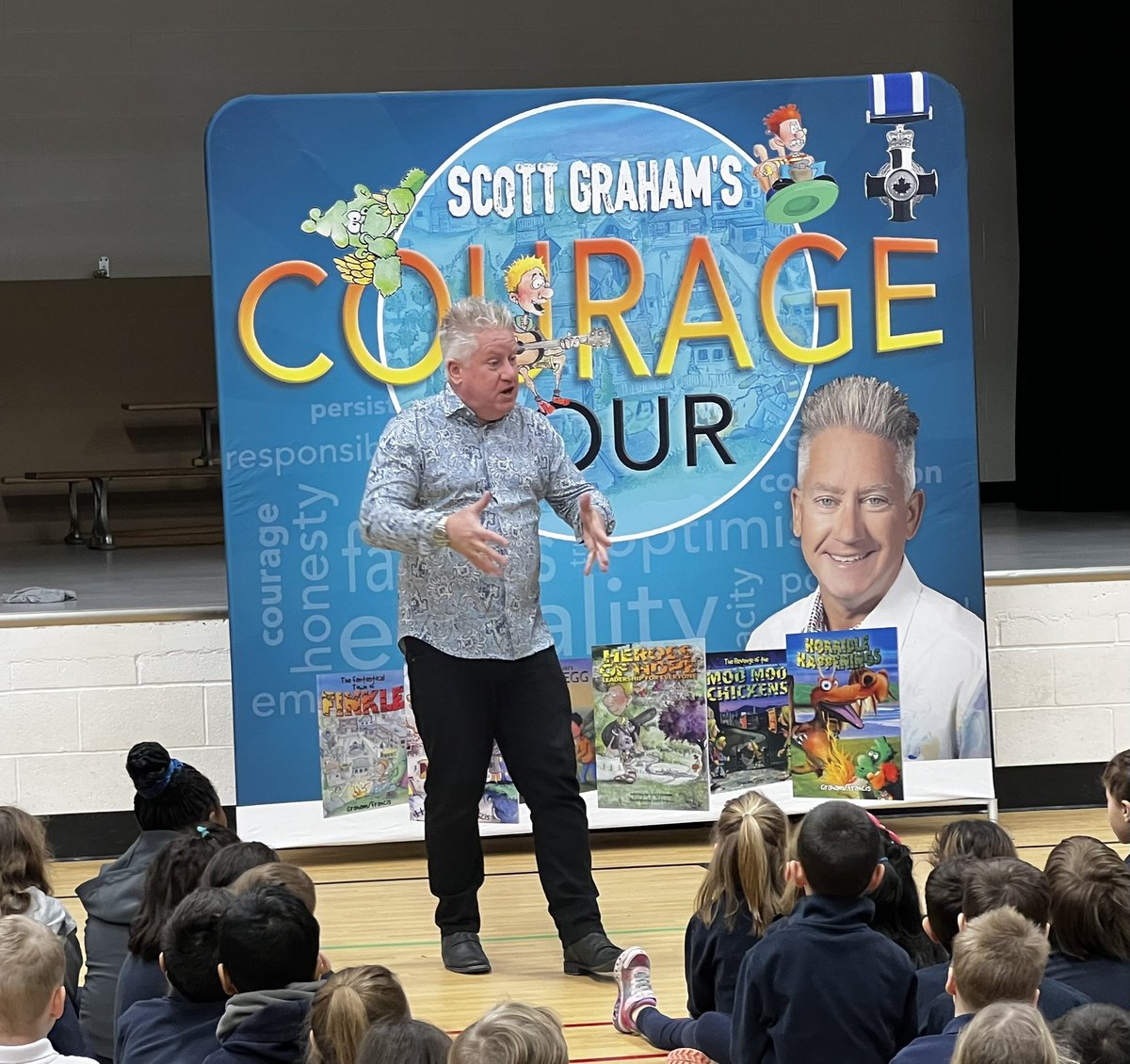 We welcome Scott Graham as he speaks to our students about leadership and courage!
