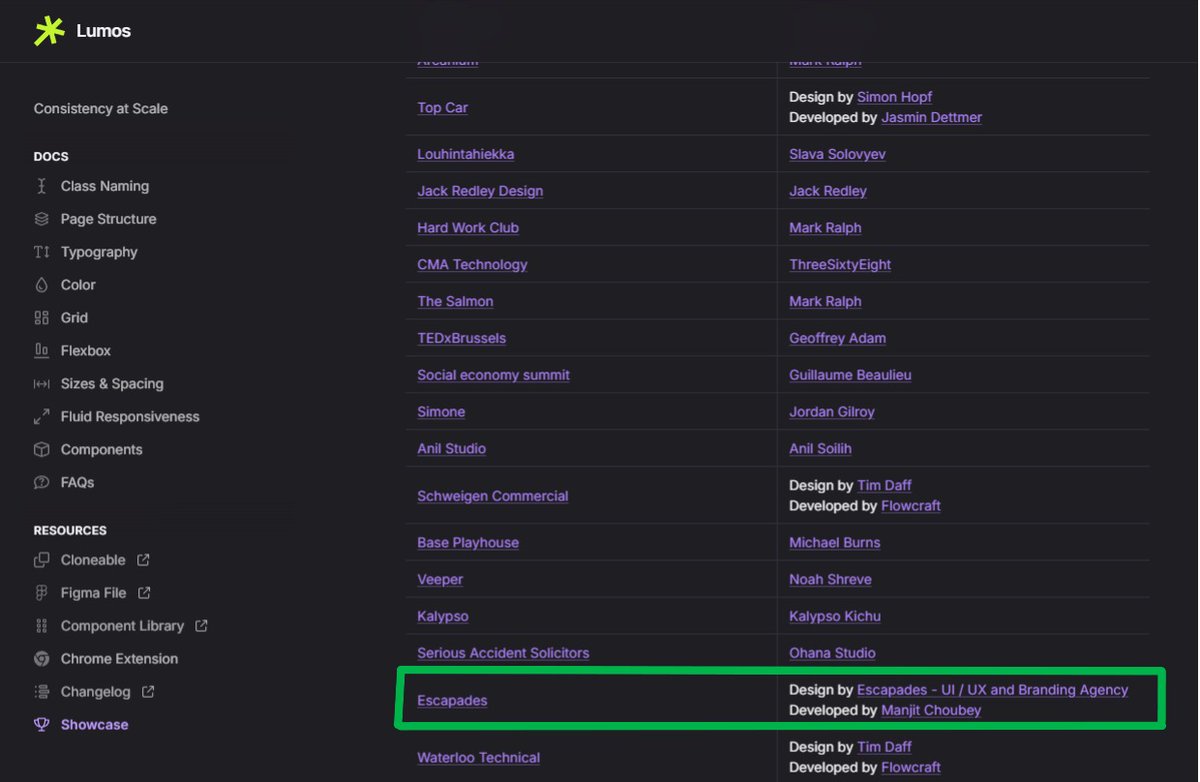 manjit_webflow's tweet image. Submitted my latest Webflow development project "Escapades" to be considered for the Timothy Ricks's Lumos Showcase and didn't think much of it, and wrapped my day.
Waking up this morning, I see "Escapades" right there in the Lumos showcase.
Morning turned to Good Morning 😍