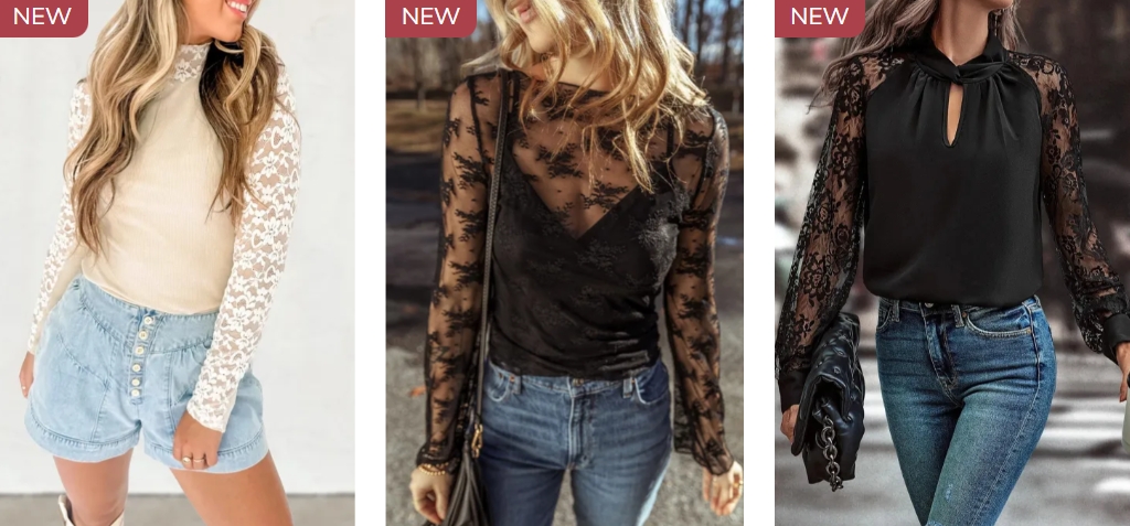 Elevate your retail collection with our exquisite wholesale lace tops, designed to add a touch of elegance and sophistication to any wardrobe.
bit.ly/40BlIQz
#WholesaleLaceTops #FashionForward
