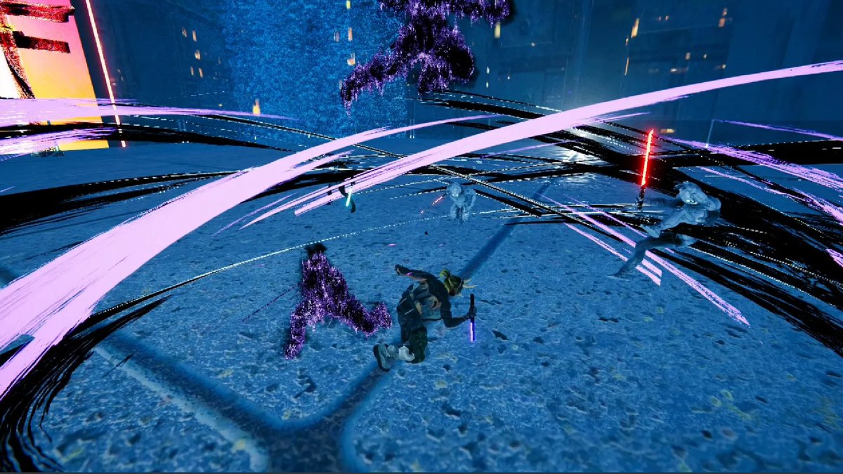 GC_koushien's tweet photo. GC甲子園 インターンチームがファイナリスト作品を紹介!
『SHADOW LEAP』
影の力を操る主人公が影分身と共に戦うアクションゲーム。
近未来な世界観のステージを壁走りや空中ダッシュを使って駆け巡りながら、敵を倒していきます。
立体的なステージを駆け抜けているだけでも爽快でとても楽しい。
アクションも自分と影分身の攻撃でコンボのようになり、無双感もたまりません。
ステージを進めていくと影が強化されて使えるスキルが増え、戦いがさらに面白くなる。
ローグライク要素もあり、影と別のスキルを組み合わせて自分スタイルの戦いをできるのが楽しい。
大胆なアクションと豊富なスキルでスタイリッシュな戦いを楽しめます。
(むねとも)