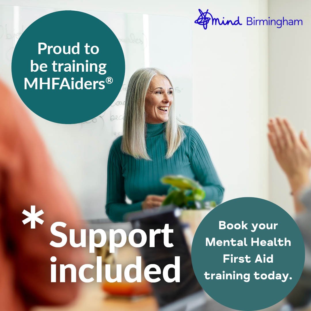 Our 2025 Mental Health First Aid course dates are available to book now

Delivered in partnership with the <a href="/AVFCFoundation/">Aston Villa Foundation</a> at their Holte Hub, on our 2 day course you will receive training to become a qualified Mental Health First Aider® 

Book today 👉 birminghammind.org/training/mhfa/…
