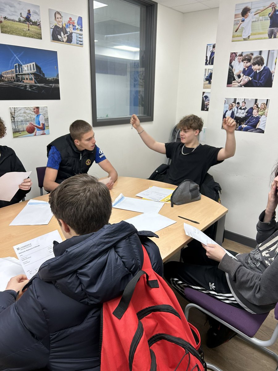 Massive congratulations to this group of Yr11 learners who have all passed their English Language exam this morning 👏⭐️✍️