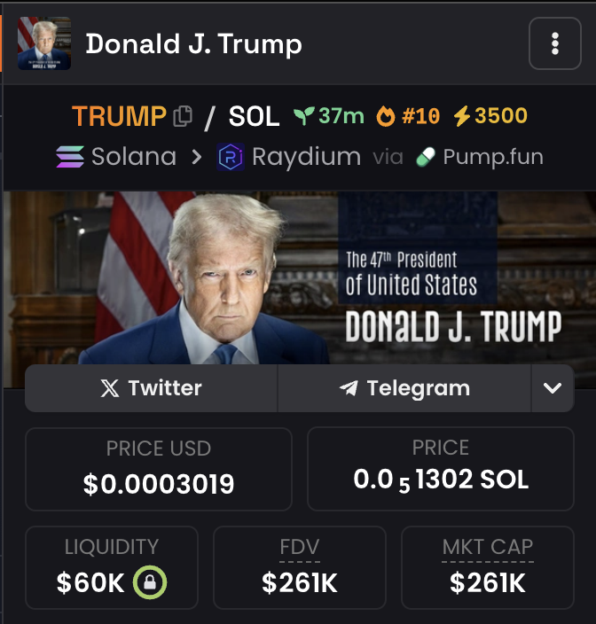 ItsAnonApe's tweet image. I’m sending total of $1,000.00 $TRUMP to the first 300 people who follow and retweet💵💵💵

 Drop your #SOL wallet address

Mark my words $TRUMP is the next 100m memecoin ! 

EXVUTukPd4W5EhLkWju67wo5kZ6UiVHdaUXXQHPwpump