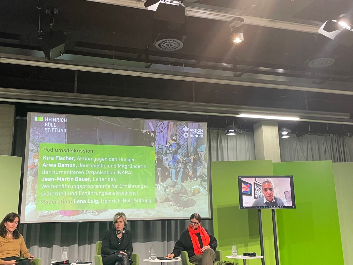 In der <a href="/BoellStiftung/">Heinrich-Böll-Stiftung</a> wurde gefragt, ob "Das Recht auf Nahrung in Konflikten –vergessen und missachtet?" wird. <a href="/CreoleBauer/">Jean-Martin Bauer</a> erklärt, dass im #Sudan 24,6 Mio. Menschen hungern. Besserung in dieser menschengemachten Krise ist nicht in Sicht. Die ganze Diskussion nächste Woche hier.