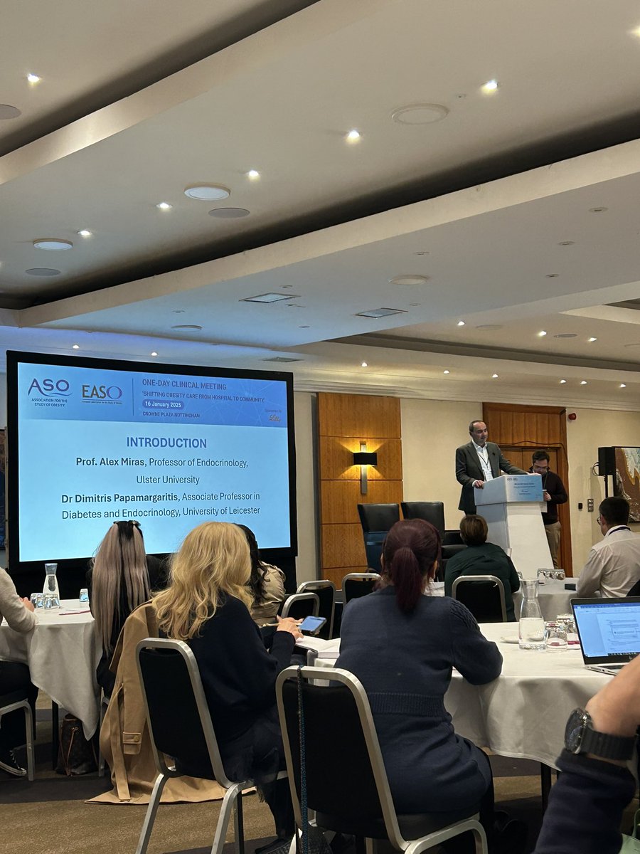 Becky Richards (@drbeckyrichards) on Twitter photo Prof Alex Miras kicking off the <a href="/UK_ASO/">Association for the Study of Obesity UK</a> clinical meeting in Nottingham, focusing on obesity treatment in primary care 🤩 Prof Alex Miras kicking off the <a href="/UK_ASO/">Association for the Study of Obesity UK</a> clinical meeting in Nottingham, focusing on obesity treatment in primary care 🤩