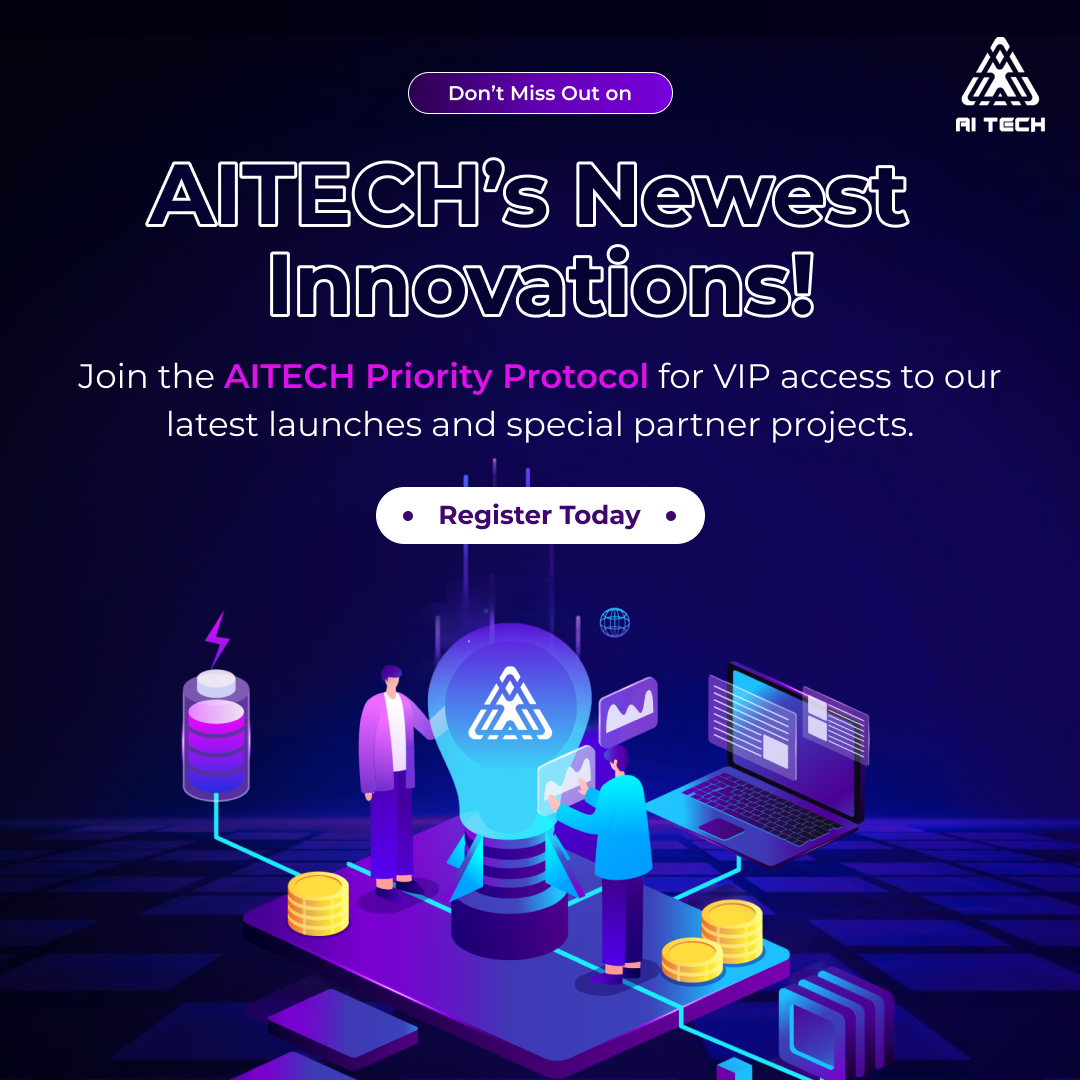 ✨Don’t Miss Out on #AITECH’s Newest Innovations!

Join the AITECH #PriorityProtocol for VIP access to our latest launches and special partner projects.

👉Register Today: forms.gle/aM2TcHzGgyVrwn…

#crypto #cryptocurrency #blockchain #investment #cryptomarket #cryptonews #Litecoin