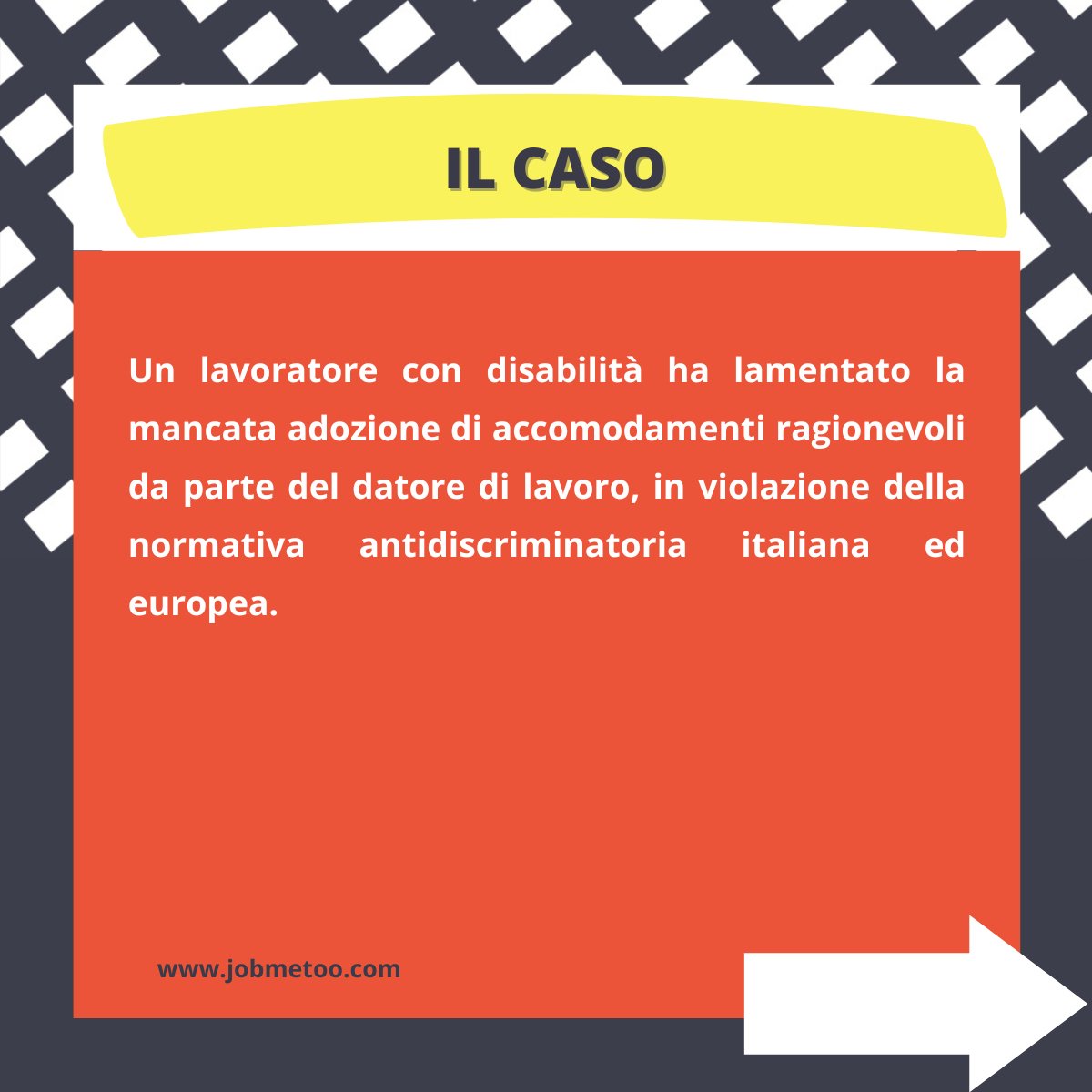 jobmetoo's tweet photo. La Corte di Cassazione, con la sentenza n. 605 del 10 gennaio 2025, ha stabilito che lo smart working rappresenta un accomodamento per i lavoratori con disabilità, rafforzando il diritto a  pari condizioni di lavoro.

Scorri il carosello!

#jobmetoo #smartworking #disabilità https://t.co/0aCNMBwTzf