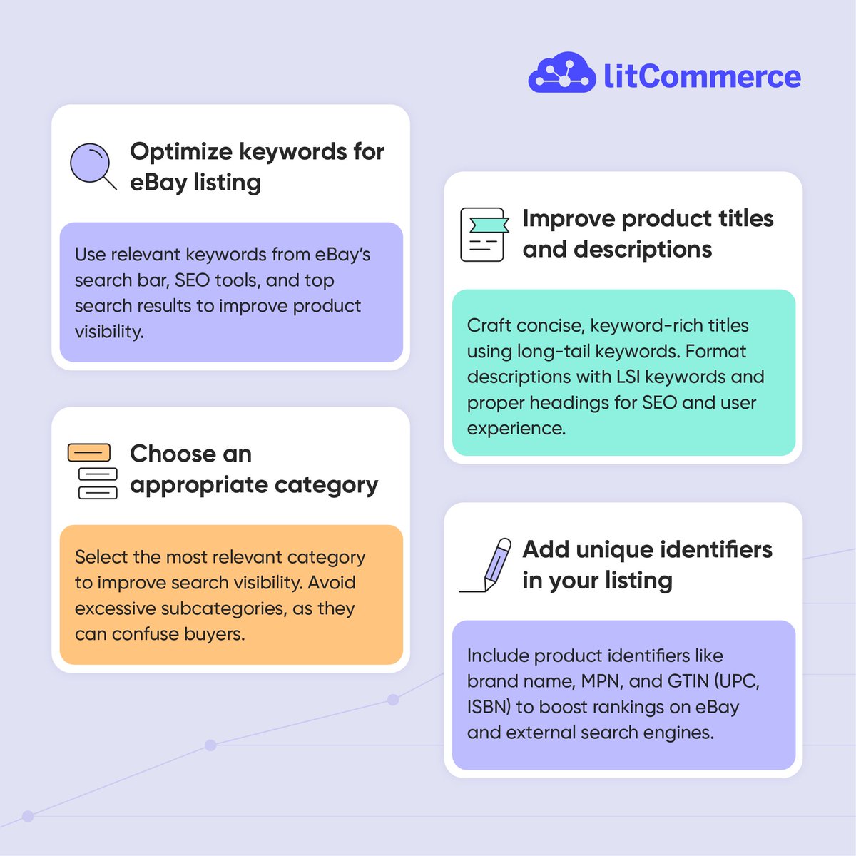 litcommerce's tweet image. ⁉️ 𝐁𝐞𝐬𝐭 𝐞𝐁𝐚𝐲 𝐒𝐄𝐎 𝐆𝐮𝐢𝐝𝐞 𝐭𝐨 𝐁𝐨𝐨𝐬𝐭 𝐒𝐭𝐨𝐫𝐞 𝐓𝐫𝐚𝐟𝐟𝐢𝐜 𝐢𝐧 𝟐𝟎𝟐𝟓
🚀 This post will point down the best tips to boost traffic for your store in 2025. Want a step-by-step #SEO strategy to maximize sales? Read the full guide at:  bit.ly/40lOnHI