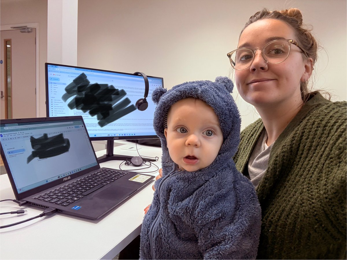 Imogen Tew (@imogen_tew) on Twitter photo Work update 🚨 after 8.5 months of sleepless nights, cuddles and one billion steps, I'm back from mat leave. You can find me on imogentewnews@gmail.com for commissions and ideas.
PS: Pictured baby sadly only a part-time colleague. Work update 🚨 after 8.5 months of sleepless nights, cuddles and one billion steps, I'm back from mat leave. You can find me on imogentewnews@gmail.com for commissions and ideas.
PS: Pictured baby sadly only a part-time colleague.