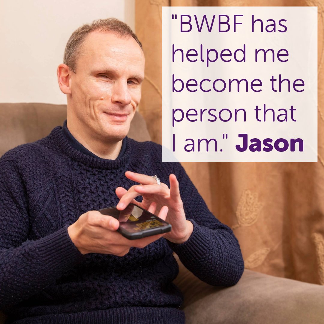 “BWBF has helped me become the person that I am today. When I have low days, the fact I can switch on BWBF any time of day or night, I can’t think of anything more amazing.” Jason

We unlock a world of audio for people living with sight loss. The result can be life-changing. 💜