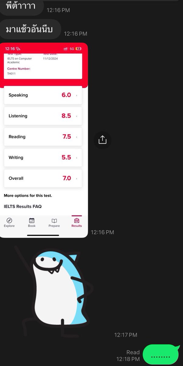 น้องไหม IELTS OVERALL 7.0 อีกคนแล้วจ้า ยินดีด้วยเด้ออออ 

Contact
Line: peeta1921
Twitter : @khaninr1602
IG : ta.isatutor

#dek68 #dek69 #dek70 #ielts #เรียนielts #ติวเตอร์ielts #รีวิวielts #สอนielts #รับสอนielts #ติวเตอร์ภาษาอังกฤษ https://t.co/SAQFOMQo93