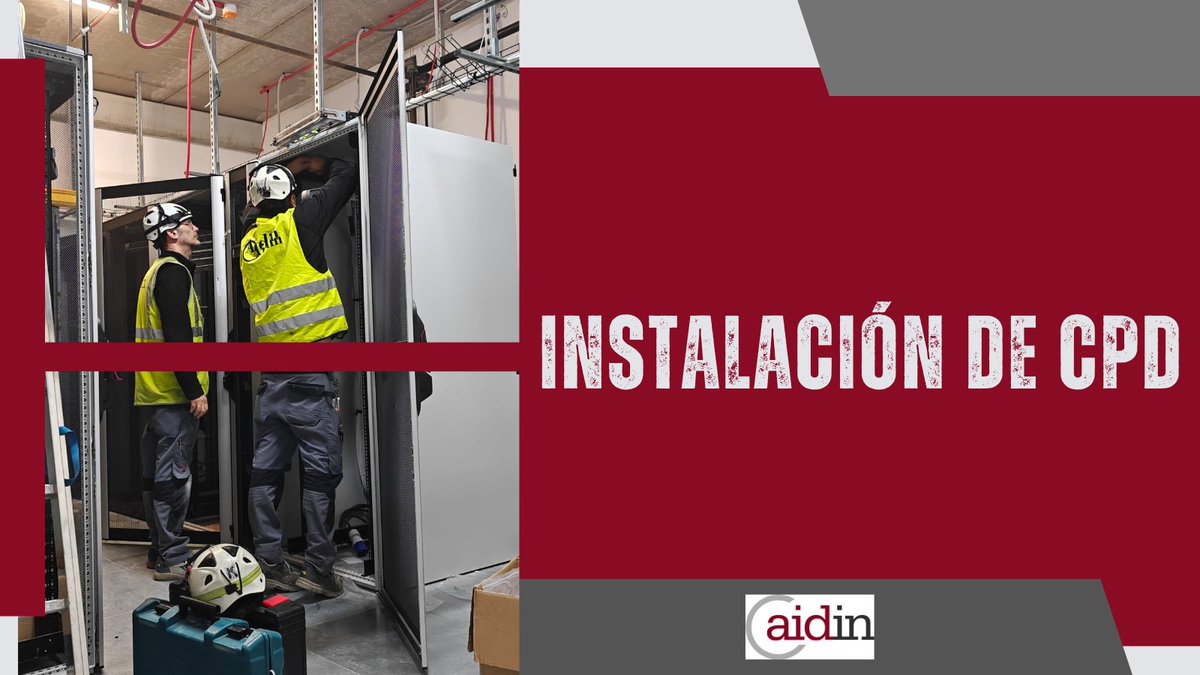 David y su equipo instalando un CPD.
📷by Jordi.

#aidin #trabajo #business #tecnologia #fusión #tech #ingenieria #internet #network #electronica #fibra #electric #electricidad #servicio #data #cable #CPD #fibraoptica #wire #wireless #telecomunicaciones #cabling #cabletrays #IT